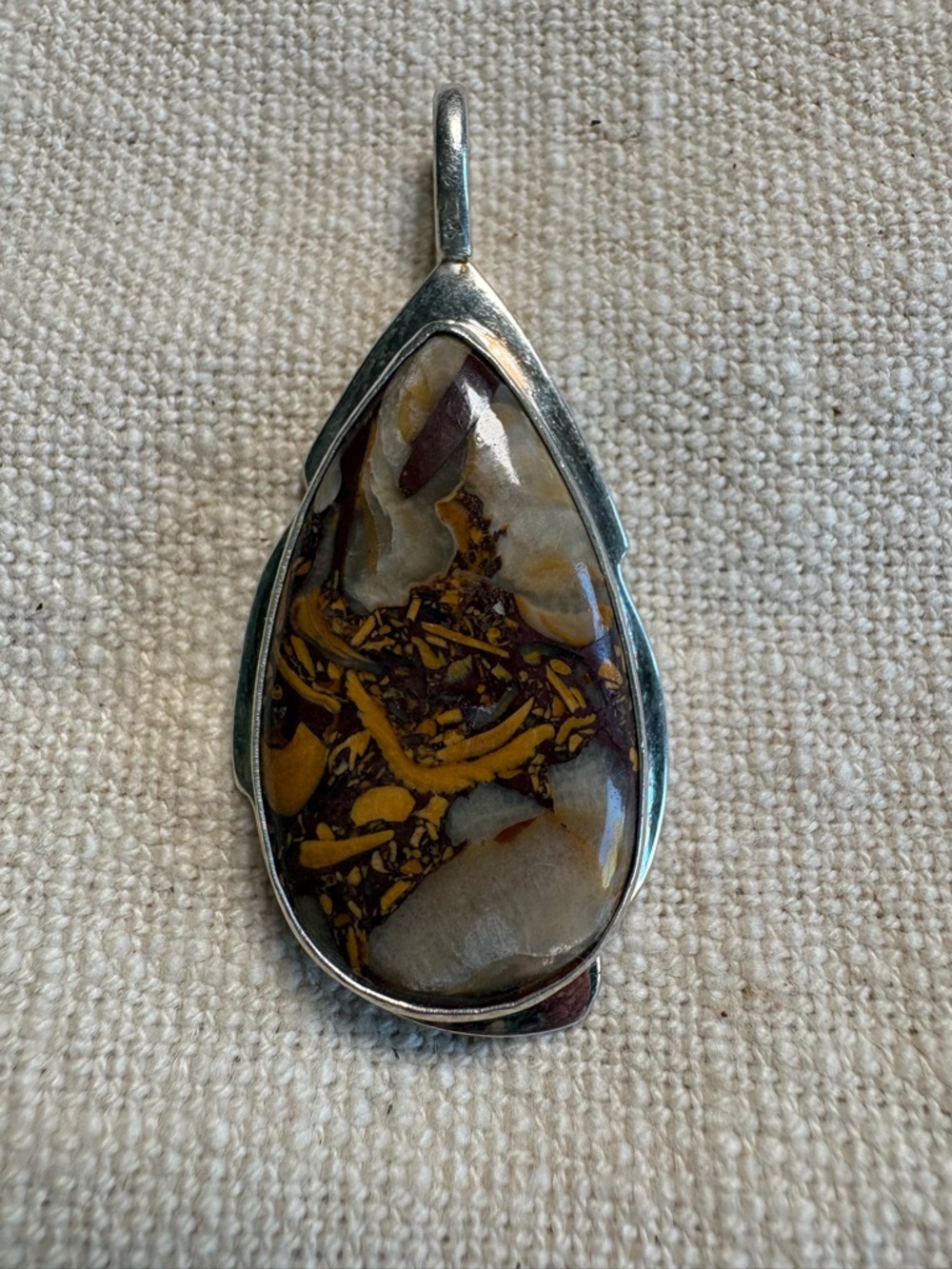 Mariam Stone Teardrop Pendant